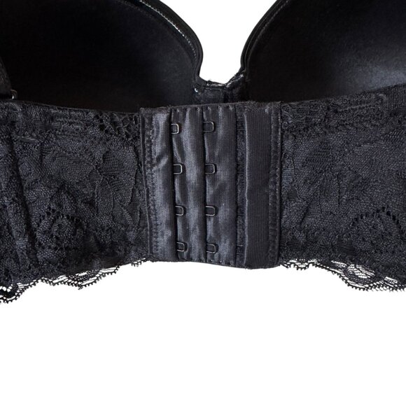 Torrid Curve Bombshell Everyday Strapless Bra 36DDD Black Lace Multiway Straps - Picture 6 of 16